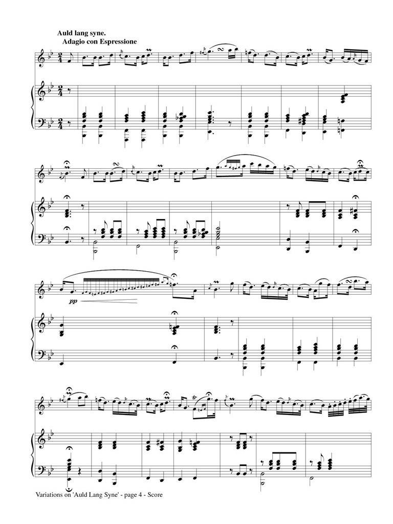 Variations On Auld Lang Syne